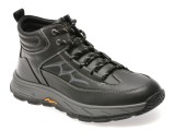 Ghete BITE THE BULLET negre, 66112, din piele naturala