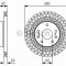 Disc frana SUZUKI VITARA (LY) (2015 - 2016) BOSCH 0 986 479 C40