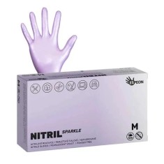 Mănuși de Tatuaj Nitril Purple Espeon (Mov fara Pudra) - M - Purple