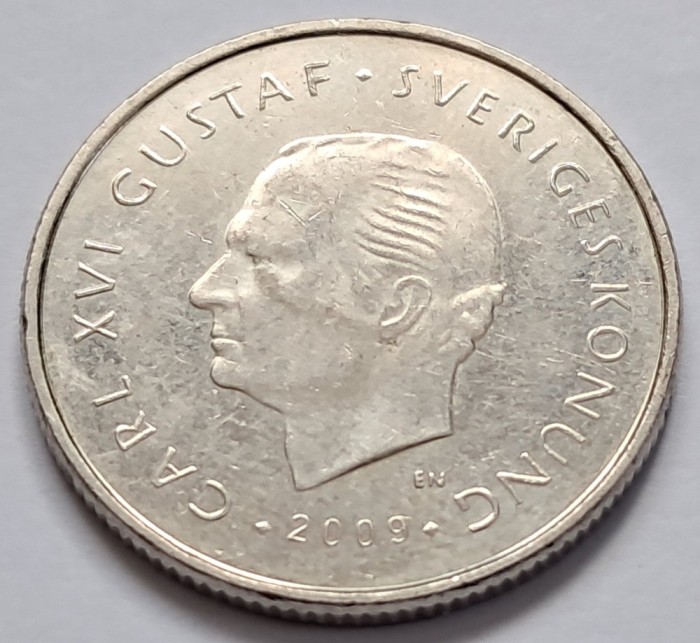 Suedia, 1 Krona 2009 Carl XVI (Separarea de Finlanda)
