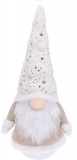 Decoratiune luminoasa Gnome w hat w stars, 17x13x43 cm, poliester, roz, Excellent Houseware
