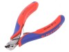 Clești Frontali pentru Tăiere cu M&acirc;nere Bicomponente 115mm, KNIPEX