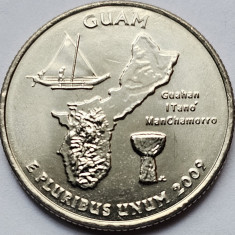 25 cents / quarter 2009 USA, Guam, Teritorii, litera D, unc