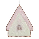 Cumpara ieftin Set 2 ornamente brad Craciun Casuta Turta Dulce 9x1x10 cm