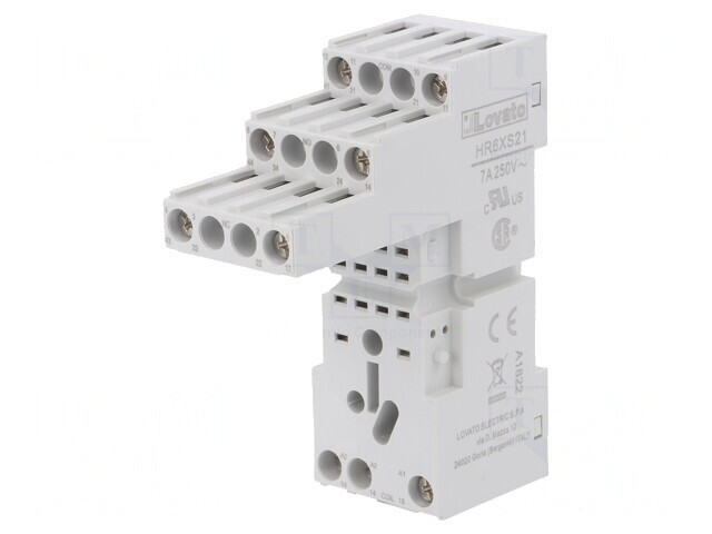 Stativ pentru șină DIN 8 10A 250VAC HR60