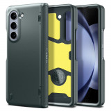 Cumpara ieftin Husa pentru Samsung Galaxy Z Fold5, Spigen Slim Armor Pro, Abyss Green