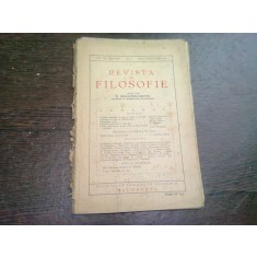 REVISTA DE FILOSOFIE NR.3/1929