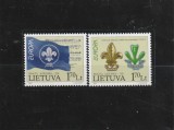 Lituania 2007 - Europa CEPT , Cercetasi, serie 2 valori , dantelate, MNH, Mi.933-934, cota 2,4