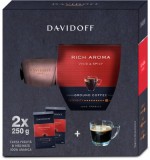 Davidoff Cafe Rich Aroma cafea macinata 2x250g + ceasca espresso 85 ml