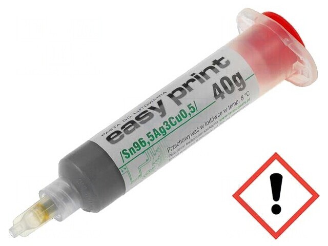 Pastă de lipit fără plumb seringă 40g 217&deg;C
