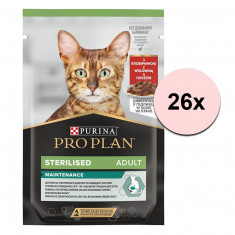 PURINA PRO PLAN CAT STERILISED MAINTENANCE capsule de carne de vită 26 x 85 g