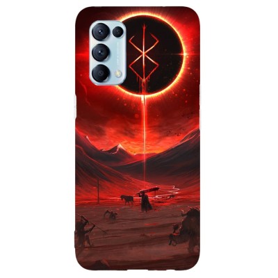 Husa compatibila cu Oppo A73 model Red Eclipse, Silicon, TPU, Viceversa foto