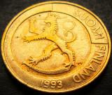 Cumpara ieftin Moneda 1 MARKKA - FINLANDA, anul 1993 * cod 3975, Europa