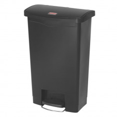 Rubbermaid Coș de gunoi step-on „Slim Jim” 50 L negru