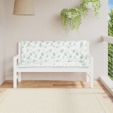 Perne Bancă Grădină 150x50x7cm, Model Frunze, Poliester, Diverse Culori - Set 2 Bucăți