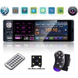 Radio Auto MP5 PLAYER Techstar&reg; 110C SMART 1DIN, cu Display 4.1&quot;, Bluetooth, Comenzi pe Volan si Camera Marsarier