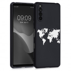 Husa pentru Sony Xperia 10 III, Silicon, Negru, 55354.02, kwmobile