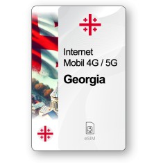eSIM Internet Georgia, valabil 30 zile, trafic 3 GB, Standard