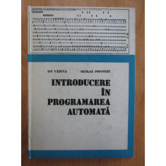 Ion Vaduva - Introducere in programarea automata (1973, editie cartonata)