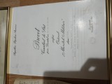 BREVET Meritul Muncii Semnat .