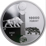 Ungaria 10 000 Bursa de Valori din Budapesta 2020 PP, Europa, Argint