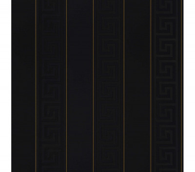 Tapet lux, model grecesc, negru, auriu, living, dormitor, elegant, Versace V, 93524-4 foto
