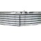 Grila masca fata Mercedes Clasa C (W203) 05.2000-2004, fata, AVANTGARDE, 9 bari; crom/negru; complet