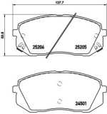 BREMBO P 30 056 PRIME LINE set placute frana,frana disc