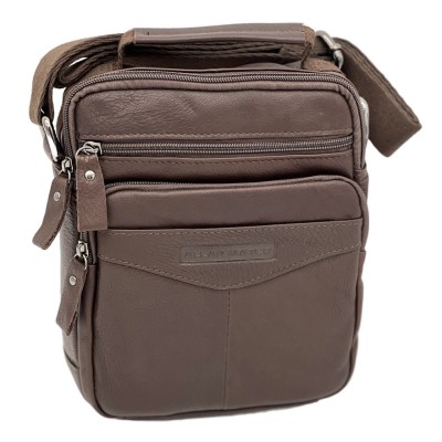 Borseta de umar pentru barbati din piele de bovina: Ruff Ryder: 22 x 19 x 6 cm foto