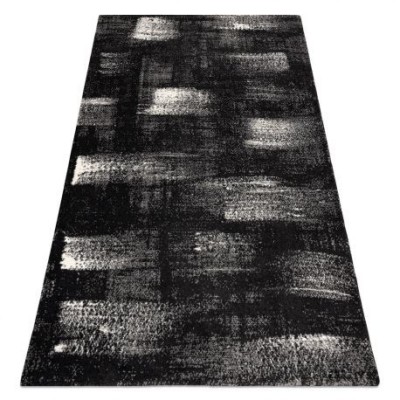 Covor GNAB 60619733 Abstracțiune modern negru / gri, 120x170 cm foto