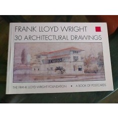 30 ARCHITECTURAL DRAWINGS - FRANK LLOYD WRIGHT (CARTE CU 30 CARTI POSTALE)