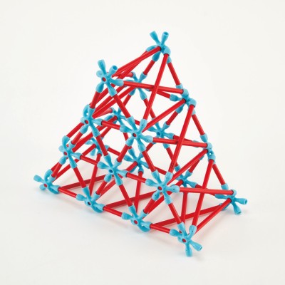 Jucarie din bambus Flexistix - Constructor creativ (133 piese) foto