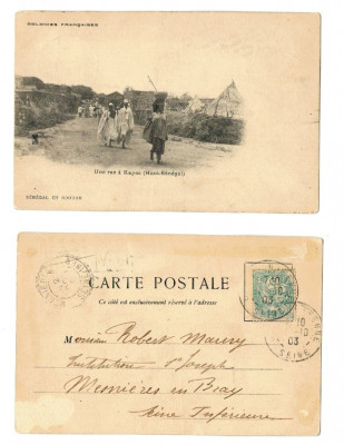 Kayes (Senegal) 1903 - Localnici, ilustrata circulata foto