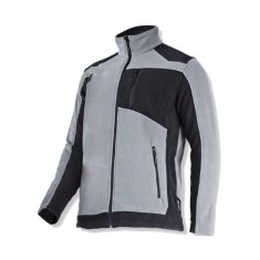 JACHETA POLAR CU INTARITURA / GRI - L foto