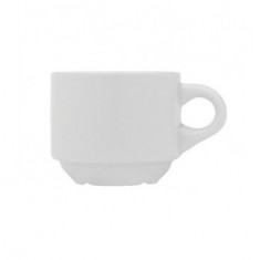 Ceasca espresso portelan Yalco Blanco Stackable 96 ml