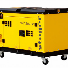 Stager YDE13TA-TA3 Generator insonorizat 9kW, 3000rpm, dual, diesel, pornire electrica