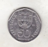 Bnk mnd Portugalia 50 escudos 1991, Europa