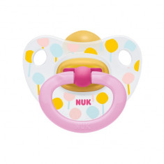 Suzeta ortodontica din latex 6-18 luni Nuk Happy Kids 733324R, Multicolor foto