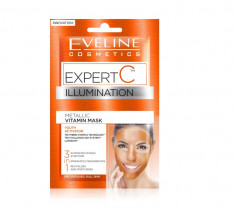 Masca de fata iluminatoare, Eveline Cosmetics, Expert C, 10 ml foto