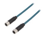 Cablu pentru senzori/automatizări M12, 8 pini, drept, 1m