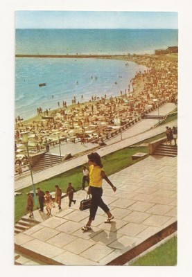 RF37 -Carte Postala- Eforie Sud, Plaja, necirculata foto
