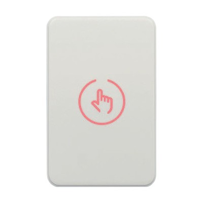 Buton de iesire Touch, plastic alb, montaj aparent, 12-24 Vcc, NO-NC-COM, LED, 86 x 55 mm CSB-86-P1 SafetyGuard Surveillance foto