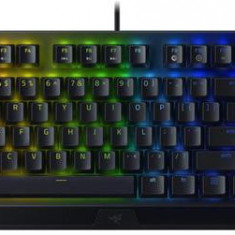 Tastatura gaming mecanica Razer BlackWidow V3 TKL, iluminare Chroma RGB, switch Razer Green, US Layout (Negru)