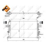 Radiator racire motor Nrf 53000