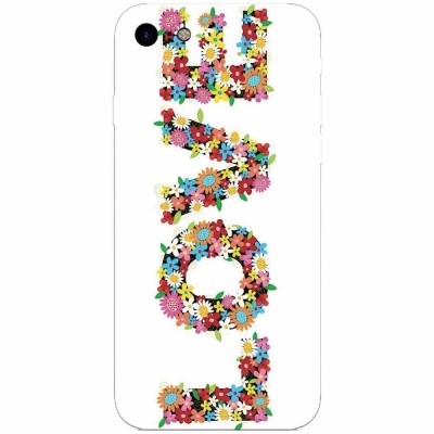 Husa silicon pentru Apple Iphone 5 / 5S / SE, Love Made By Flowers foto