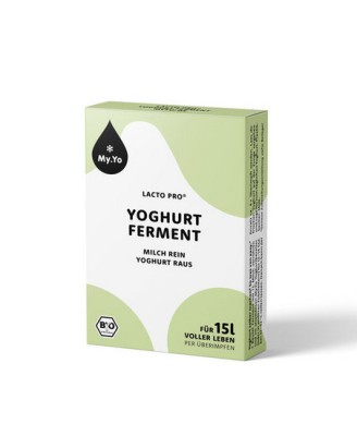 Ferment probiotic pentru iaurt bio LACTO PRO 15g My.Yo foto