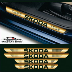 Set Protectie Praguri Skoda-Model 6 – Stickere Auto