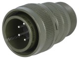 Conector circular 18 MS/DS aliaj aluminiu oliv