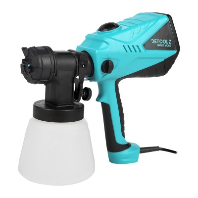 Pistol electric de vopsit Detoolz, 600 W, 1200 ml/min, accesorii incluse foto