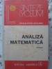 Analiza Matematica Aplicatii Vol. 1, Catalin Petru Nicolescu, Ed. Albatros 1986, Hardcover, 735 Pagini